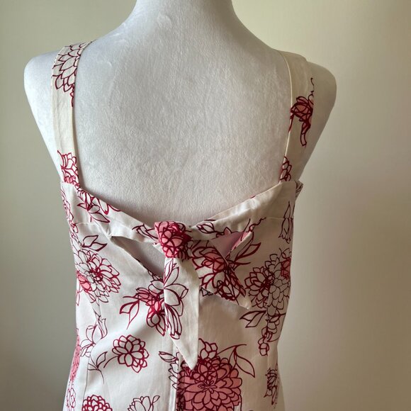 🌸Reitman's White Floral Sundress 100% Cotton Size 13 🌸 - Picture 4 of 11